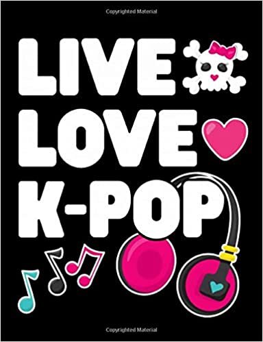 Live Love K-Pop: K-Pop Composition Notebook, Lined Journal, or Diary for Korean Pop Lovers indir
