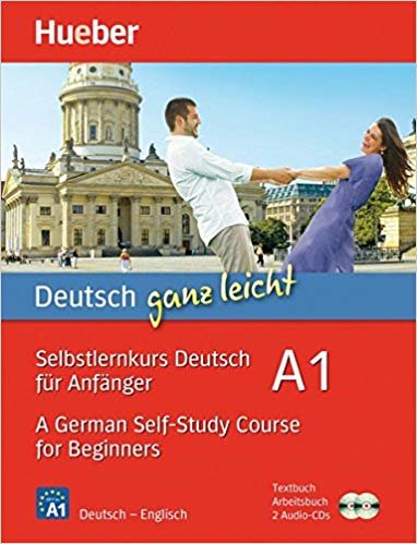 Deutsch ganz leicht A1 -  دورة تعلم اللغة الالمانية ذاتيا للمبتدئين: كتابان واقراص سي دي