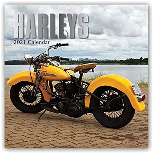 Harleys - Harley Davidson 2021 - 16-Monatskalender: Original The Gifted Stationery Co. Ltd [Mehrsprachig] [Kalender] (Wall-Kalender) indir