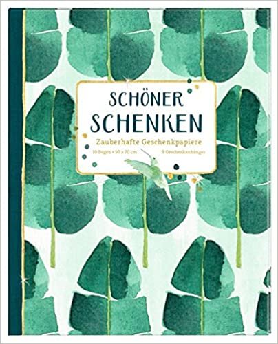 indir Geschenkpapier-Buch - Schöner schenken (All about green): Zauberhafte Geschenkpapiere