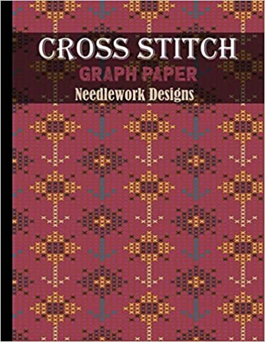 Cross stitch graph paper Needlework Designs: For Creating Patterns Embroidery Needlework Design Large