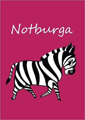 indir Notburga: individualisiertes Malbuch / Notizbuch / Tagebuch - Zebra - A4 - blanko