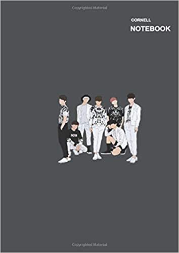 Cornell notes: 110 Pages, A4, 8.27 inch x 11.69 inch, BTS Love yourself Design Cover. indir