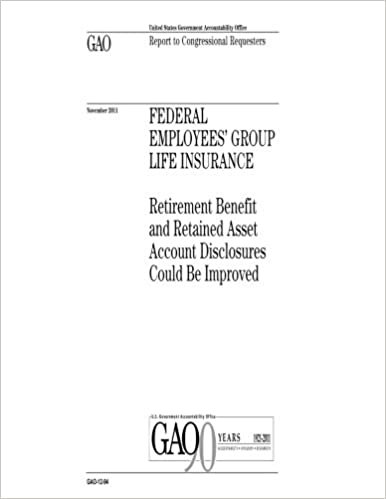 Federal Employees Group Life Insurance :retirement benefit and retained asset account disclosures could be improved : report to congressional requesters. indir