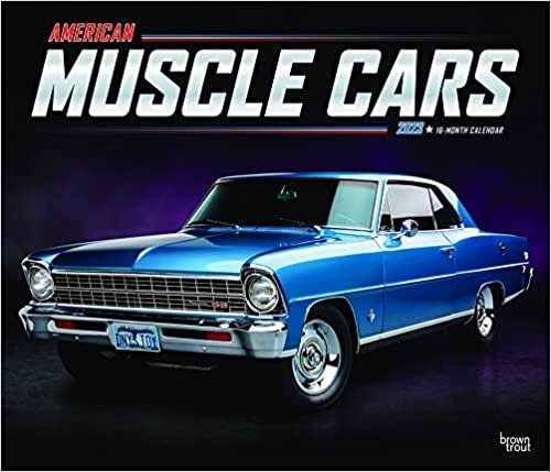 American Muscle Cars - Amerikanische Muscle-Cars 2023 - 16-Monatskalender: Original BrownTrout-Kalender - Deluxe [Mehrsprachig] [Kalender]