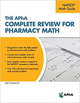 تحميل The Apha Complete Review for Pharmacy Math