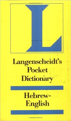 indir Langenscheidt Pocket Dictionary Hebrew - English