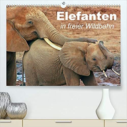 Elefanten in freier Wildbahn (Premium, hochwertiger DIN A2 Wandkalender 2021, Kunstdruck in Hochglanz): Maechtige Dickhaeuter in ihrem normalen Umfeld (Monatskalender, 14 Seiten )