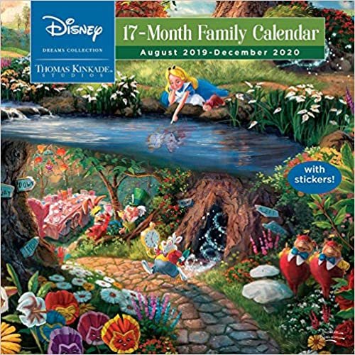 Thomas Kinkade Studios: Disney Dreams Collection 17-Month 2019-2020 Family Wall