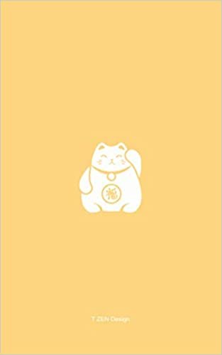 Password Logbook XXIII Maneki Neko yellow cover : T ZEN Design | Gifts | Souvenirs | Wedding gift: Password logbook Maneki Neko yellow cover, simple design 5x8 inch : T ZEN Design