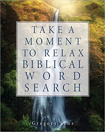 Take a Moment to Relax Biblical Word Search