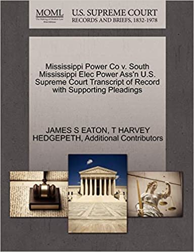 indir Mississippi Power Co v. South Mississippi Elec Power Ass&#39;n U.S. Supreme Court Transcript of Record with Supporting Pleadings