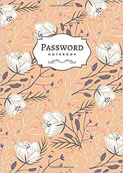 indir Password Notebook: B6 Login Journal Organizer Small with A-Z Alphabetical Tabs | Cute Poppy Flower Design Orange