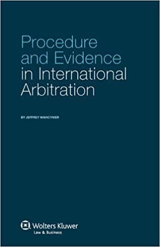 تحميل إجراء و الأدلة في مجال International arbitration