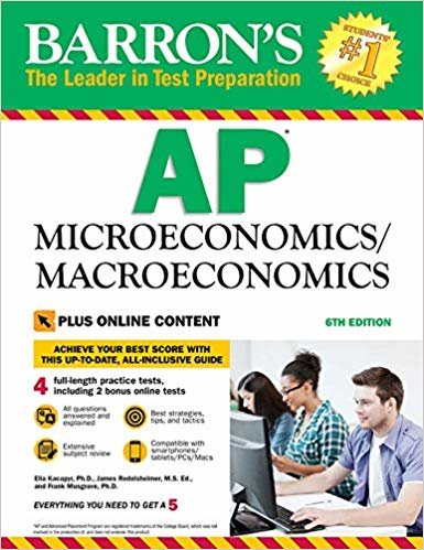 تحميل barron من AP microeconomics/macroeconomics ، الإصدار السادس: مع إضافي من على شبكة الإنترنت الاختبارات