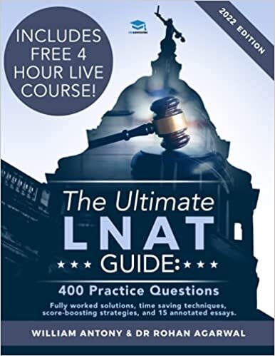 indir The Ultimate LNAT Guide: 400 Practice Questions : Fully Worked Solutions, Time Saving Techniques, Score Boosting Strategies, 15 Annotated Essays, Law National Admissions Test