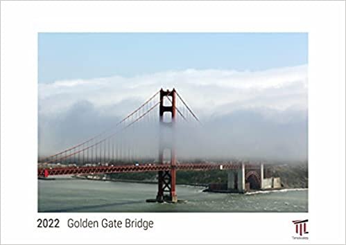 ダウンロード  Golden Gate Bridge 2022 - White Edition - Timokrates Kalender, Wandkalender, Bildkalender - DIN A3 (42 x 30 cm) 本