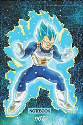 indir Dbz noTebook: Dragon Ball Super Z Soft Glossy Cover Lined Pages Book for Boys 6 x 9 Inches 120 Pages