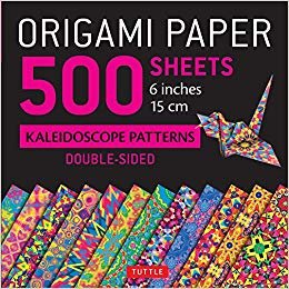 Origami Paper 500 Sheets Kaleidoscope Patterns 6" (15 CM): 12 Double-Sided Designs