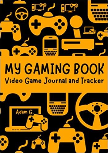 indir My Gaming Book: Video Game Journal and Tracker - Gamer Orange
