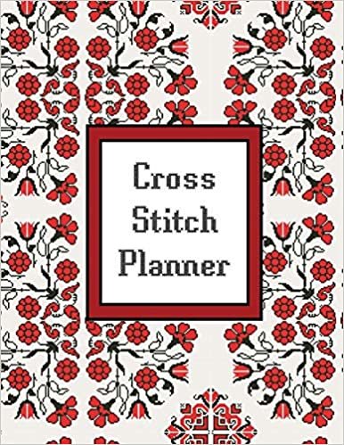 indir Cross Stitch Planner: Grid Graph Paper Squares, Design Your Own Pattern, Notebook Journal Book