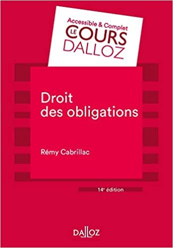Droit des obligations - 14e ed. (Cours) indir