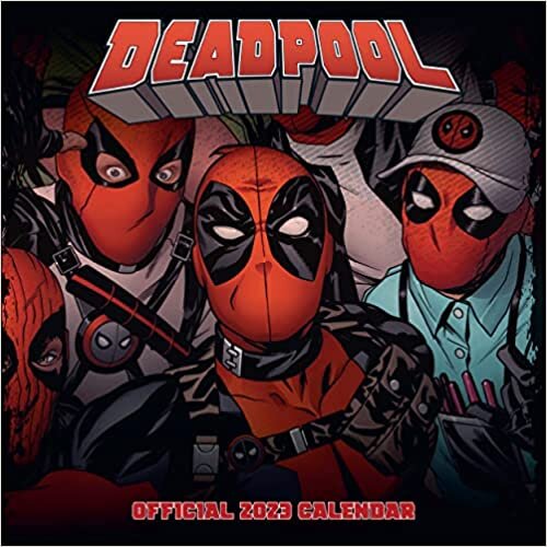 تحميل Deadpool 2023 Calendar, Month To View Square Wall Calendar, Official Product (Deadpool (Marvel) Calendar)