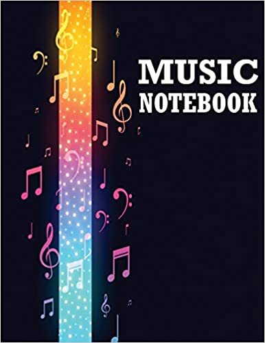 indir Music Notebook: Music Writing Notebook, Notebook for Musicians, Staff Paper, Music Composition Notebook