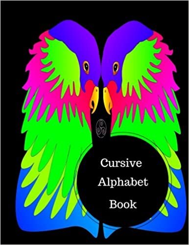 indir Cursive Alphabet Book: English Cursive Handwriting Practice. Large 8.5 in by 11 in Notebook Journal . A B C in Uppercase &amp; Lower Case. Dotted, With Arrows And Plain