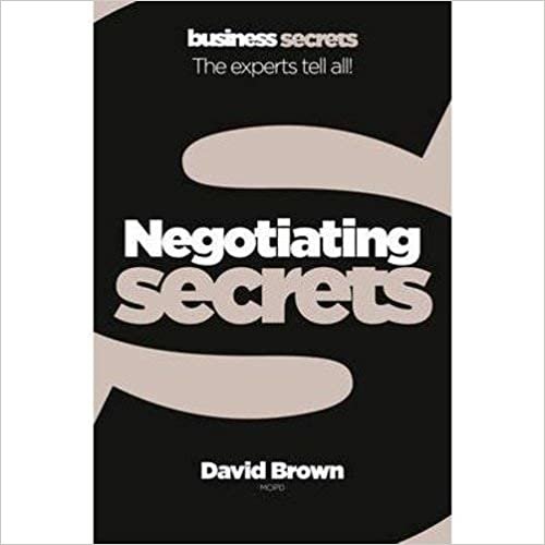 David Brown Negotiating Secrets تكوين تحميل مجانا David Brown تكوين