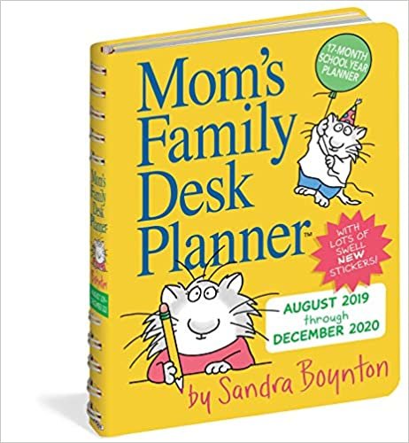 Mom's Family 17-Month 2019-2020 Planner: Includes Stickers