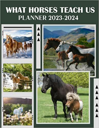 Wild Horse What Horses Teach Us 2023 - 2024 Monthly Planner Calendar: Wild Horse What Horses Teach Us 2023-2024 Planner, 2023 Monthly Daily Planner Christmas Birthday Gifts For Men Women Dad Mom, Planner For Student Teacher ダウンロード