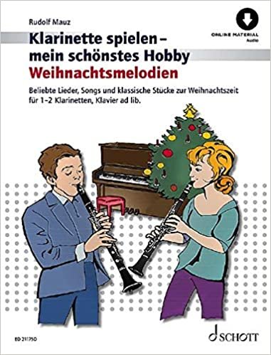 Weihnachtsmelodien: Beliebte Lieder, Songs und klassische Stücke zur Weihnachtszeit. 1-2 Klarinetten in B, Klavier ad libitum. Spielheft (Spielbuch) ... (Klarinette spielen - mein schönstes Hobby) indir