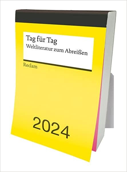 ダウンロード  Tag fuer Tag. Weltliteratur zum Abreissen 2024: Reclams Abreisskalender 本