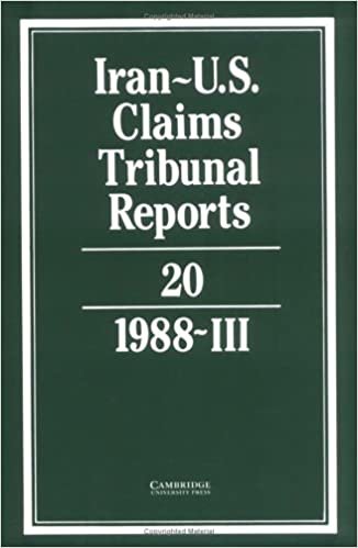 اقرأ Iran-U.S. Claims Tribunal Reports: Volume 20 الكتاب الاليكتروني 