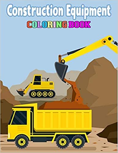 تحميل Construction Equipment Coloring Book: Kids Coloring Book Fire Trucks, Dump Trucks, Garbage Trucks, and More.