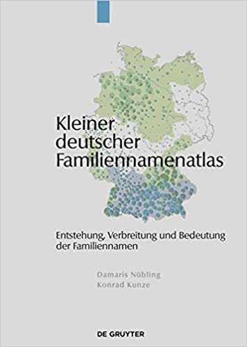 تحميل Kleiner Deutscher Familiennamenatlas: Entstehung, Verbreitung Und Bedeutung Der Familiennamen