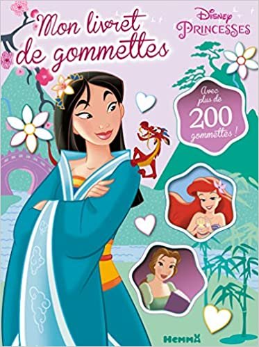 indir Disney Princesses - Mon livret de gommettes (Mulan, Ariel, Belle)
