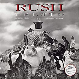Rush 2020 Calendar: Presto 30th Anniversary