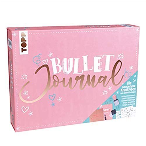 Bullet Journal - Die wunderbare Kreativbox: Rundum-Set zum Bullet Journaling mit Anleitungsheft, Notizbuch zum Eintragen, Gelschreiber, Schablone, Stickern, Paper-Clips, Stempel und Stempelkissen indir