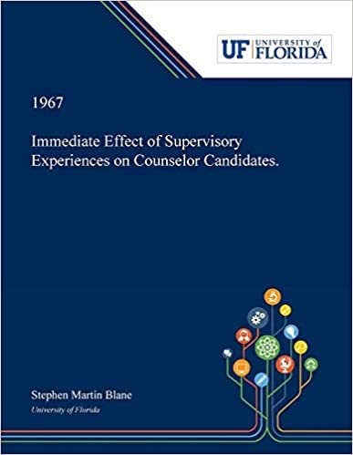 اقرأ Immediate Effect of Supervisory Experiences on Counselor Candidates. الكتاب الاليكتروني 