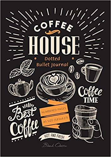 اقرأ Dotted Bullet Journal: Medium A5 - 5.83X8.27 (Coffee House) الكتاب الاليكتروني 
