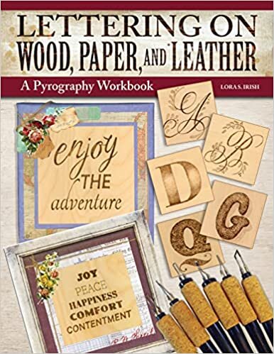 تحميل Lettering on Wood, Paper, and Leather: A Pyrography Workbook