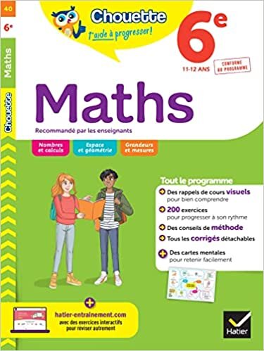 تحميل Maths 6e: cahier de révision et d&#39;entraînement