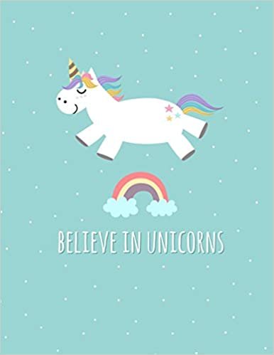 اقرأ Believe in Unicorns: Rainbow, Composition Notebook College Ruled: Composition Book, College Ruled Paper, XL 8.5x11 (One Subject Notebook) الكتاب الاليكتروني 