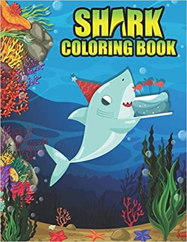 indir Shark coloring Book: Shark coloring Book for Kids, toddlers, Baby, Adults, Favors.s, girls and Boys kids ages 2-8.