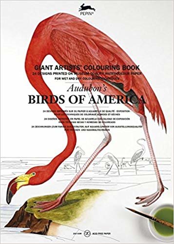 تحميل Audubon&#39;s Birds of America: Giant Artists&#39; Colouring Book