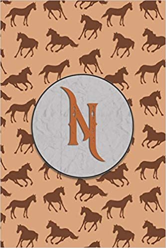 indir N: Monogram With Single Letter Journal, Diary or Notebook for the Horse Lover and Anybody That Likes Horses