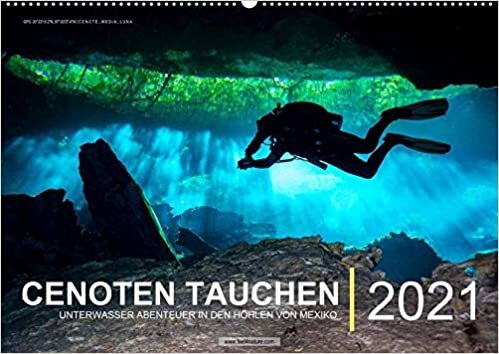 ダウンロード  Cenoten Tauchen (Wandkalender immerwaehrend DIN A2 quer): Unterwasser Abenteuer in den Hoehlen von Mexiko (Monatskalender, 14 Seiten ) 本