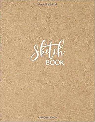  بدون تسجيل ليقرأ Sketch Book: Large Notebook for Drawing, Doodling or Sketching:  109 Pages, 8.5" x 11". Kraft Cover Sketchbook ( Blank Paper Drawing and Write Journal )